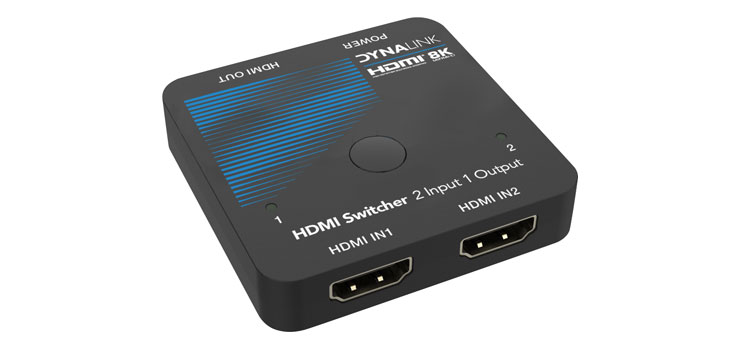 8K 48Gbps 2 Way HDMI Switcher