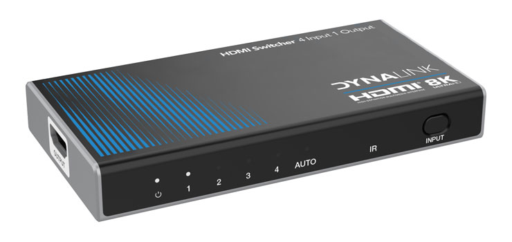 8K 48Gbps 4 Way HDMI Switcher