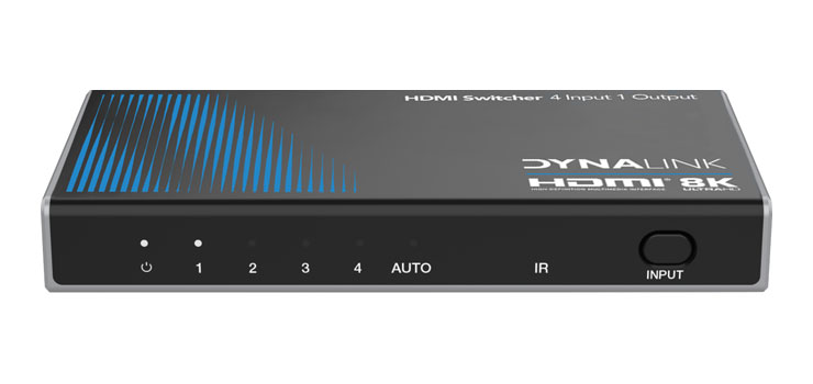 8K 48Gbps 4 Way HDMI Switcher