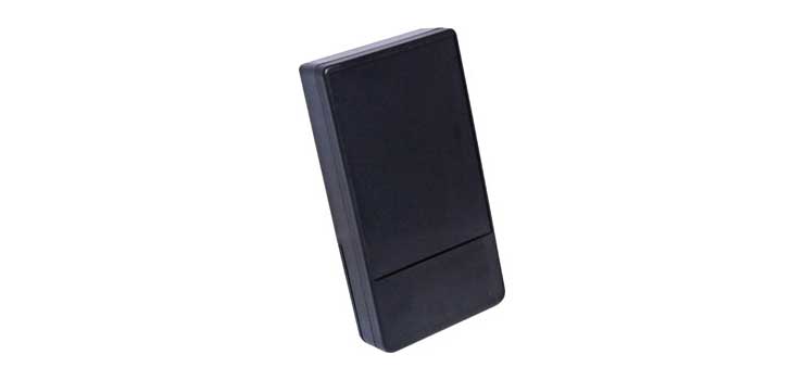 85Wx160Dx30Hmm Black Hand Held Case