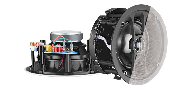 165mm 2 Way Wi-Fi Active Ceiling Speaker Pair