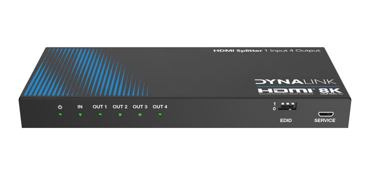 8K 40Gbps HDMI 4 Way Splitter