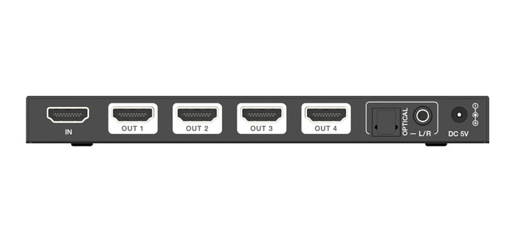 8K 40Gbps HDMI 4 Way Splitter