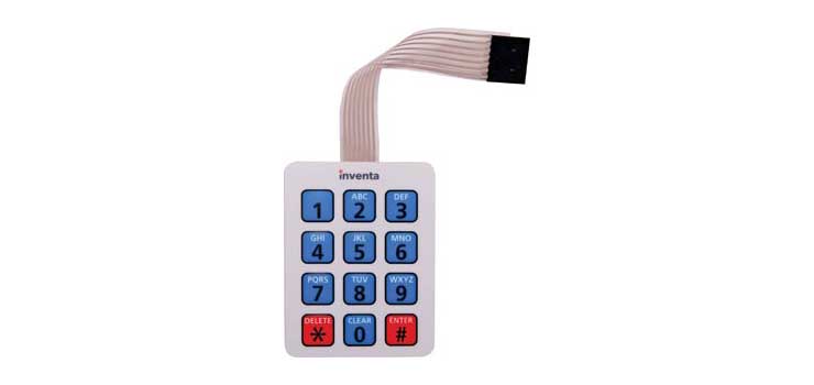 3x4 Membrane Numeric Keypad 58W x 76Hmm