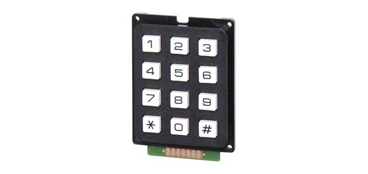 12 Key Plastic Numeric Keypad