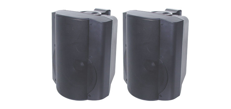130mm 30W 2 Way Black Active Speaker Pair