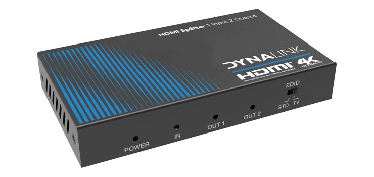 2 Way HDMI Splitter 18GBps Bandwidth