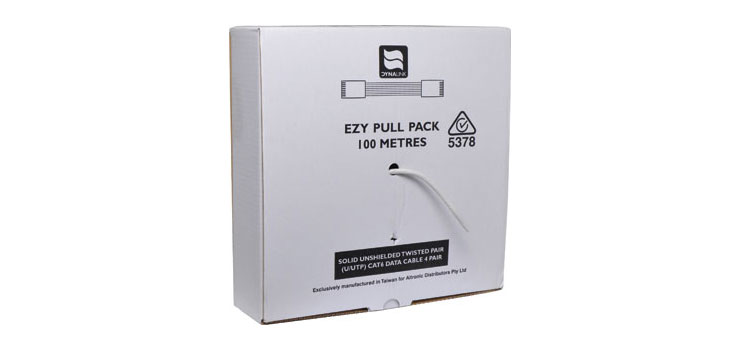 Grey Cat6 U/UTP LAN Data Cable