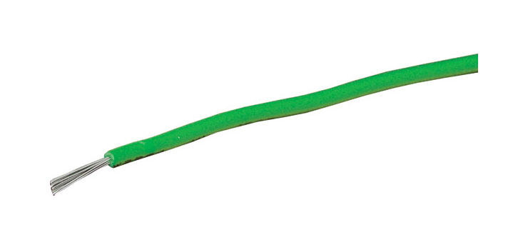 21AWG Green Tinned Medium Duty Hook Up Cable