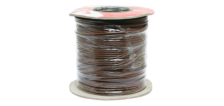 17AWG Brown Tinned Extra Heavy Duty Hook Up Cable