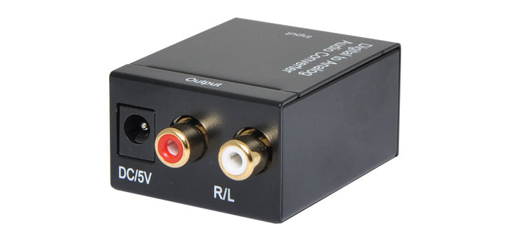 Digital Audio To Stereo Audio Converter