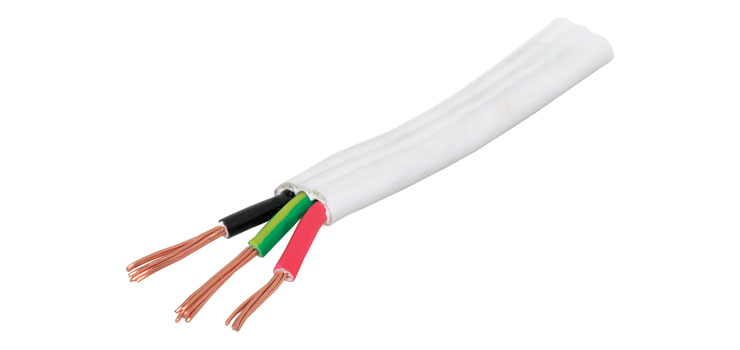 15A Flat Lights Mains TPS Cable