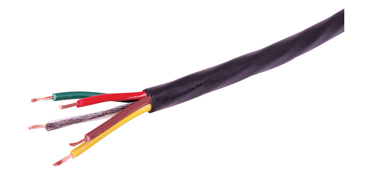 16.5AWG Black 5 Core Trailer Cable