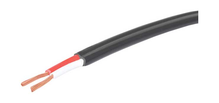 18AWG Black Double Insulated Speaker Cable