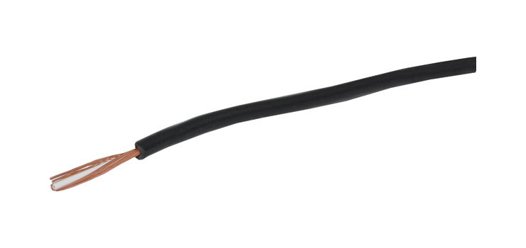 1 Core Black Audio Shielded Cable