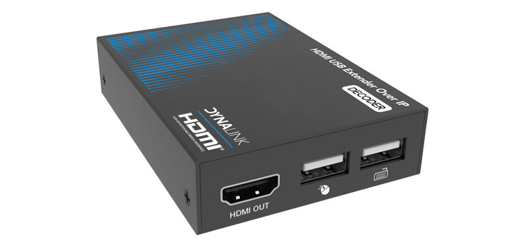 HDMI USB KVM Over IP Extender Â¬â - Decoder