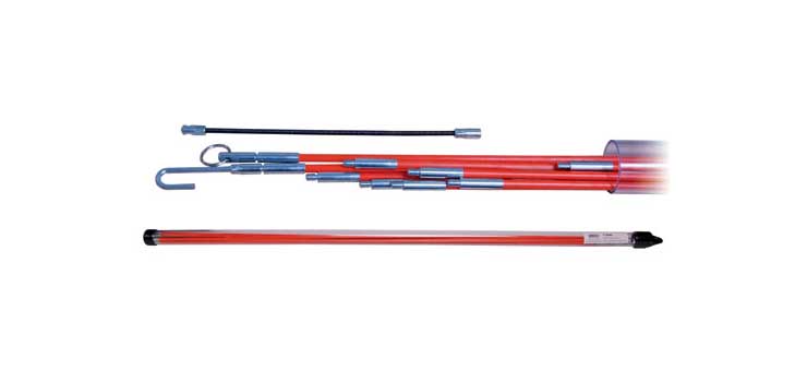 10 x 1m Cable Push / Pull Rods