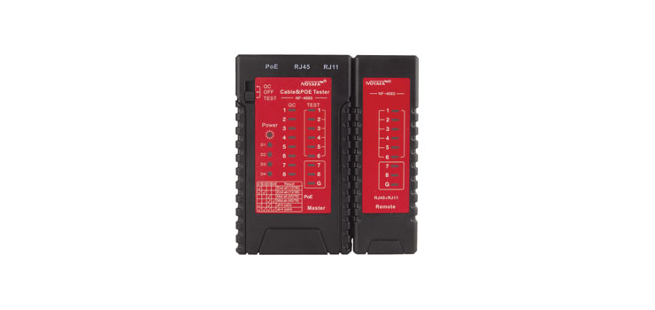 Cable Tester For Networks With PoE Support