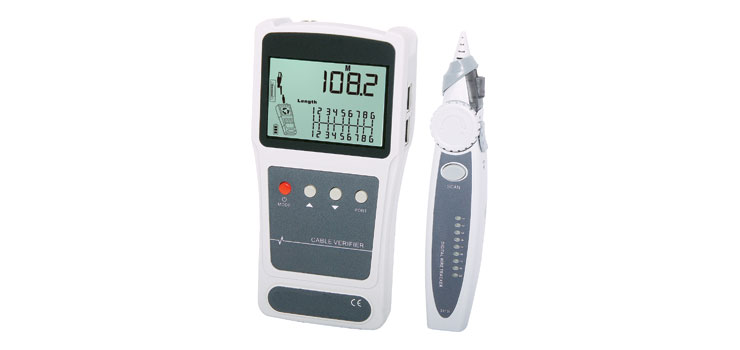 Network and Coaxial Cable Length Tester With Probe