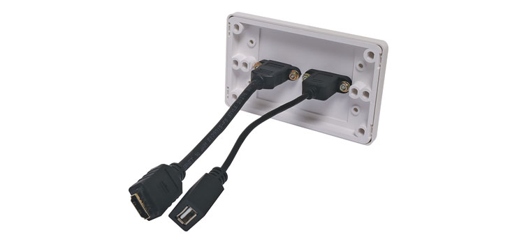 HDMI USB A Cover with Flyleads