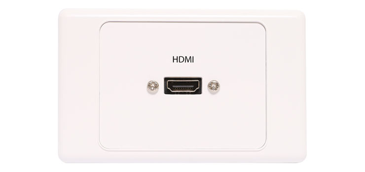 HDMI Wallplate with Flylead Connection