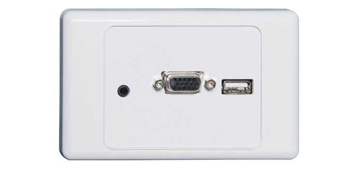 VGA Wallplate - Plug Connections
