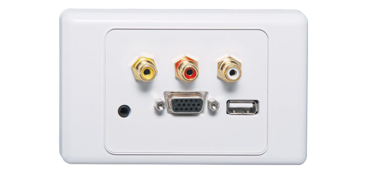 VGA 3.5mm USB A Wallplate - Thru Connect 1 1489-vga-3-5mm-usb-a-wallplate-thru-connect-1.jpg