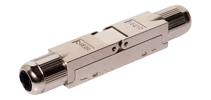 Cat6A RJ45 Shielded Punchdown Joiner