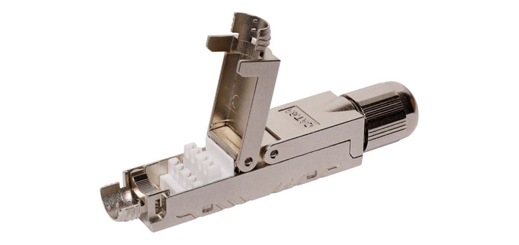 Cat6A RJ45 Shielded Punchdown Joiner