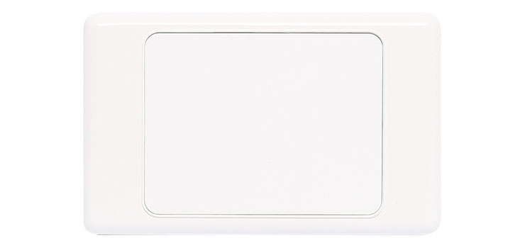 Altronics Dual Cover Blank Wallplate
