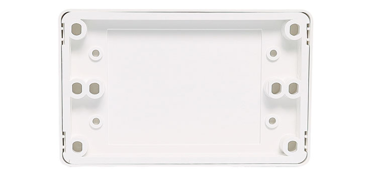 Altronics Dual Cover Blank Wallplate