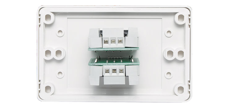 Dual VGA Wallplate - Screw Terminals