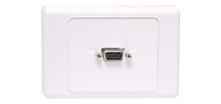 VGA Wallplate - Fly Lead