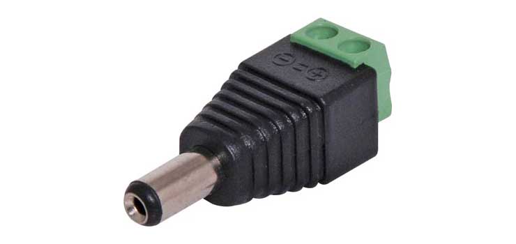 2.1mm Screw Terminal DC Power Line Plug