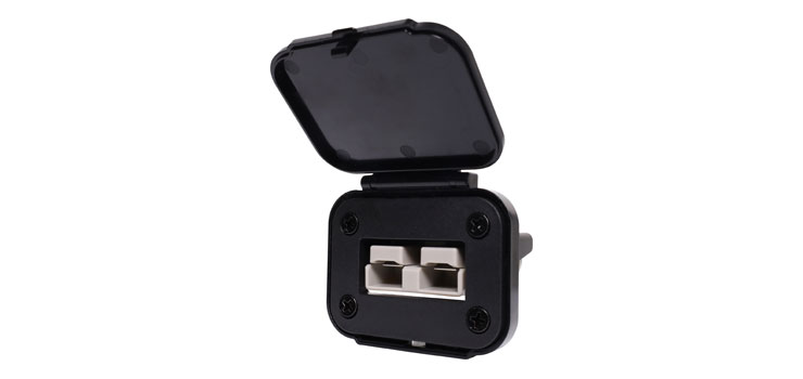 Panel Mount 50A Anderson Style Connector With Cover