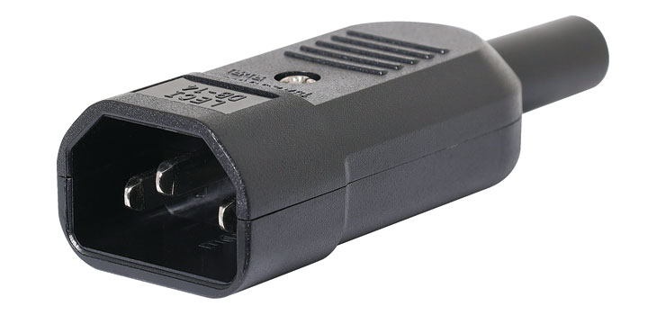 10A IEC Line Plug C14 Male  