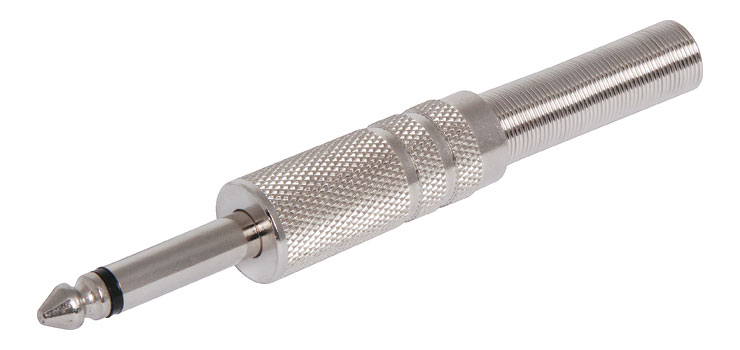 6.35mm Mono Metal Jack Plug