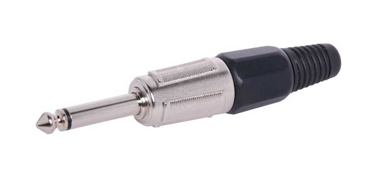 6.35mm Heavy Duty Mono Metal Jack Plug