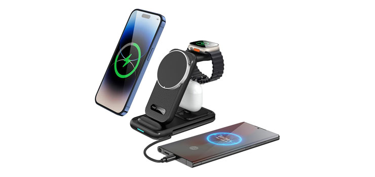 4 in 1 15W Wireless Charging Stand