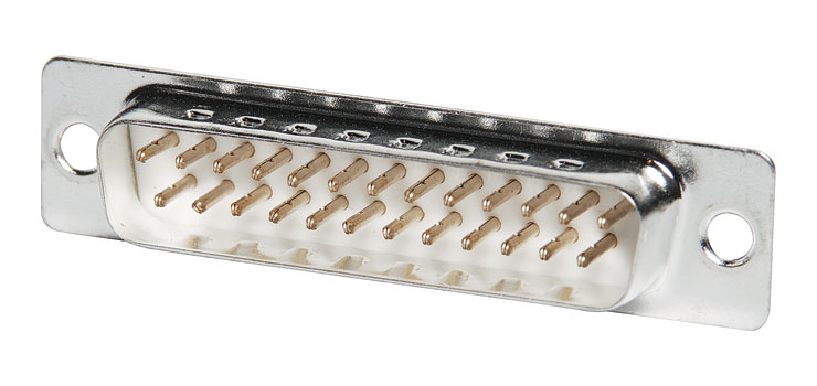 DB25 Male PCB Mount