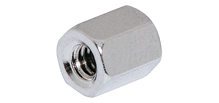 D Connector Hex Extension Nuts Pkt 20