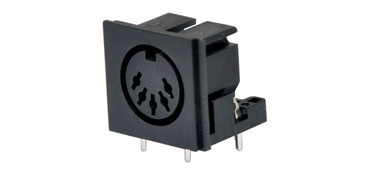 5 Pin PCB Mount DIN Socket