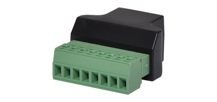 RJ45 Socket to Screw Terminals