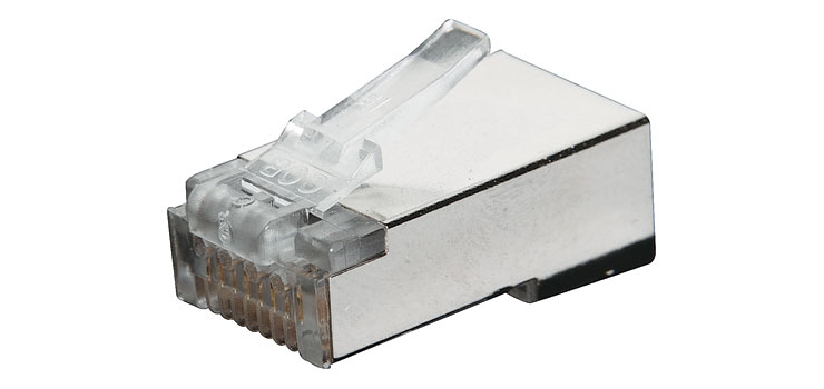 8P8C RJ45 Modular Plug Cat5e Shielded (Suit Stranded Cable)