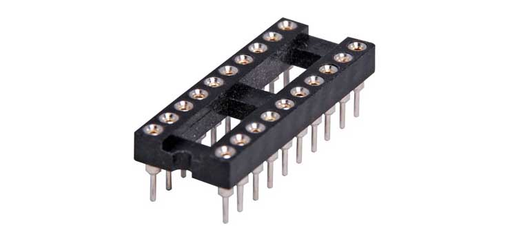 20 Pin (0.3") DIL Machined Pin IC Socket