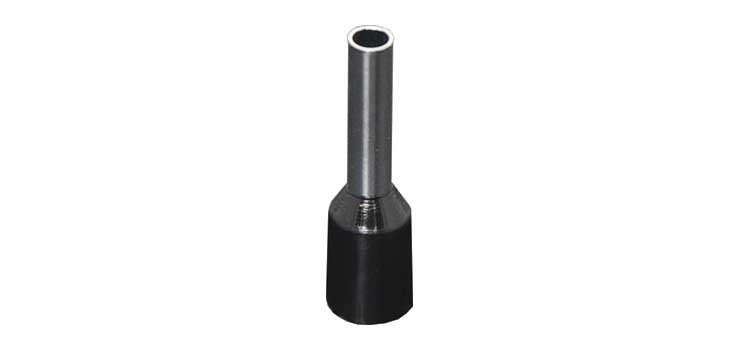 Black 1.5mm Ferrule Terminals Pk 1000