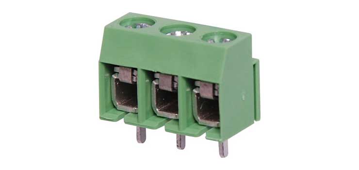 3 Way 5mm Mini PCB Mount Terminal Block