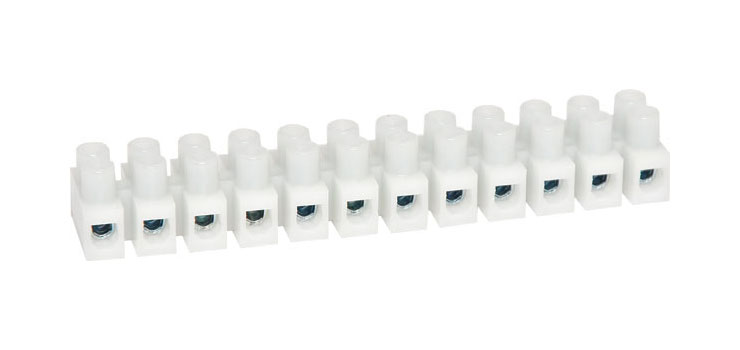 12 Way Wire Protect 41A 500V Terminal Block