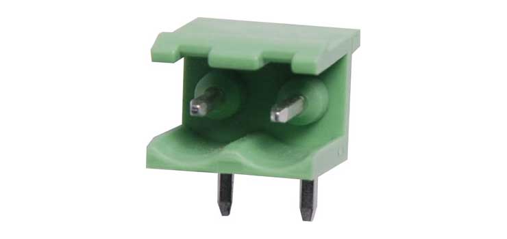 2 Way 5.08mm Horiz. PCB Mount Pluggable Skt