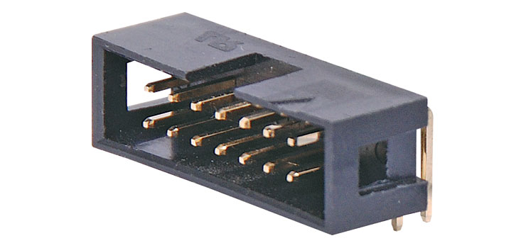 14 Pin Right Angle PCB Mount Boxed Header